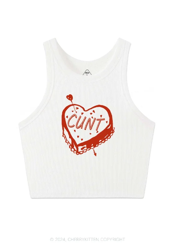 Cxxt Cake Y2K Valentine's Day Crop Tank Top Cherrykitten