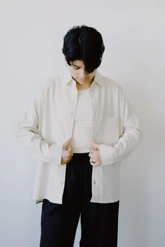 oversize shirt - tahira - off white