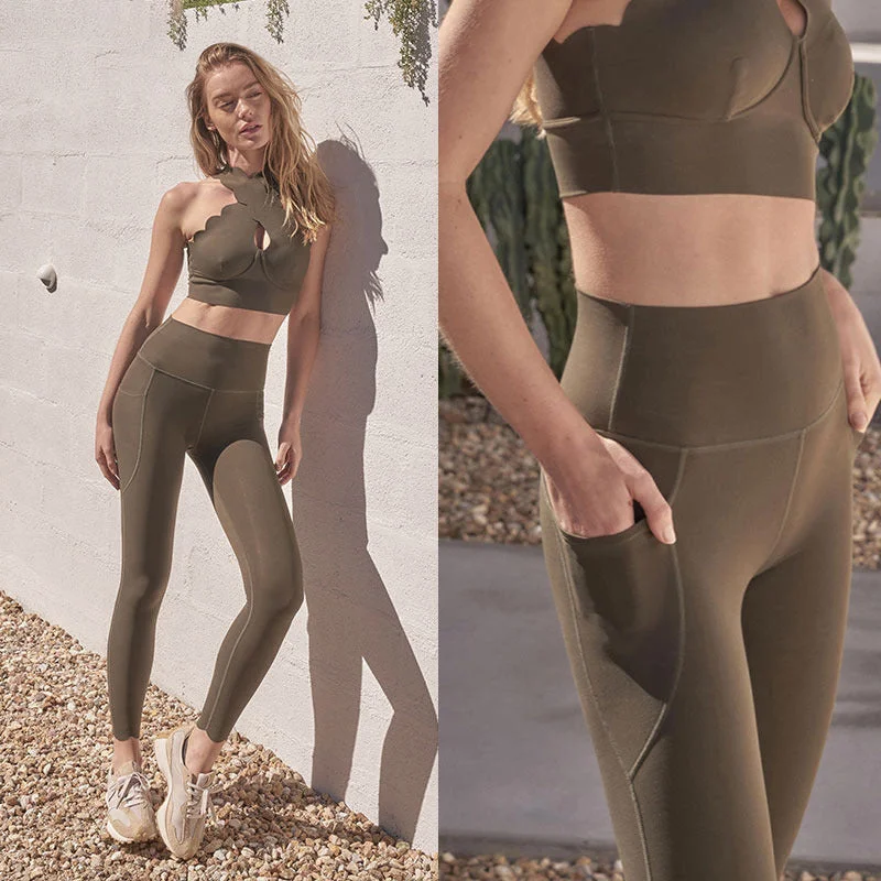 Olive Green Leggings