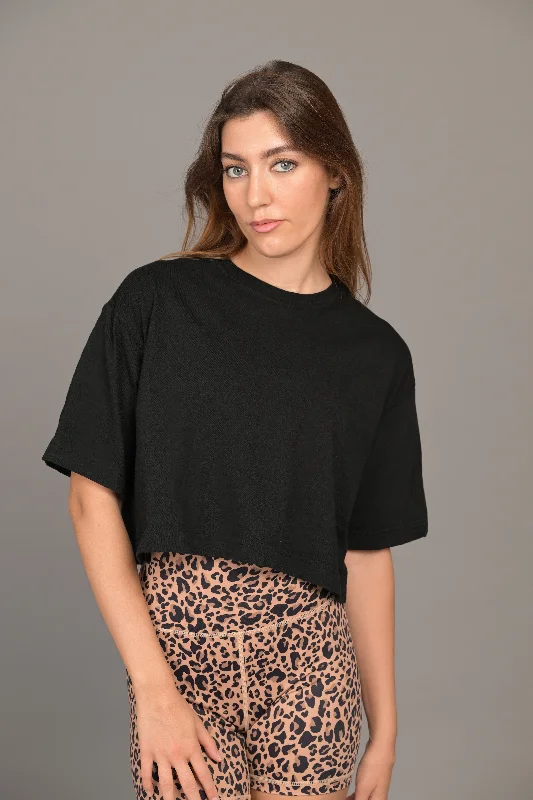 Organic Cotton Oversized Crop Top