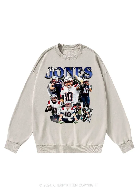 Blue Jones Y2K Super Bowl Washed Sweatshirts Cherrykitten