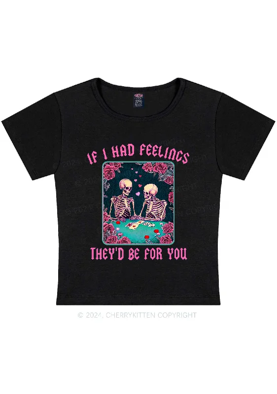 I Had Feelings Y2K Valentine's Day Baby Tee Cherrykitten