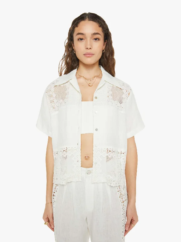 Alix Of Bohemia Stevie Picnic Eyelet Shirt - Ivory