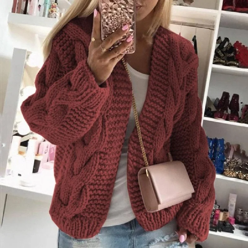 KALI CABLEKNIT CARDIGAN