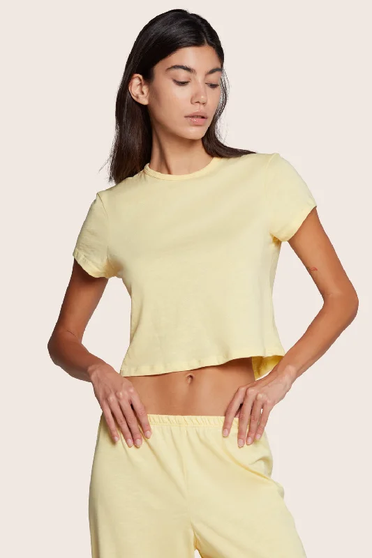 CLASSIC COTTON DAILY LINNY TEE - LEMONADE