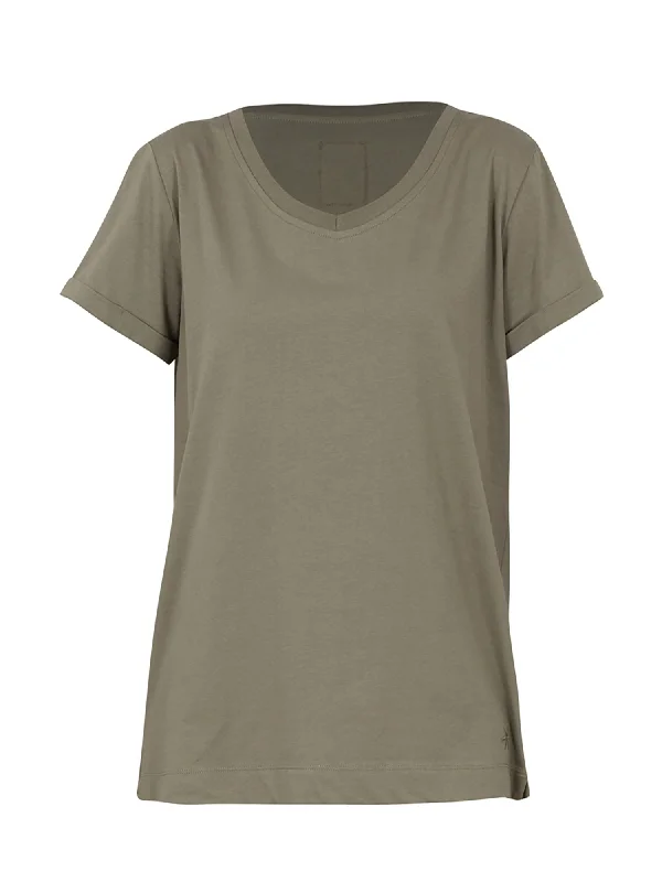 Ophelia Tee - Olive Grey