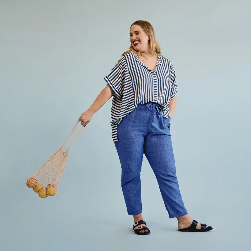 Tunic T - Navy Stripe