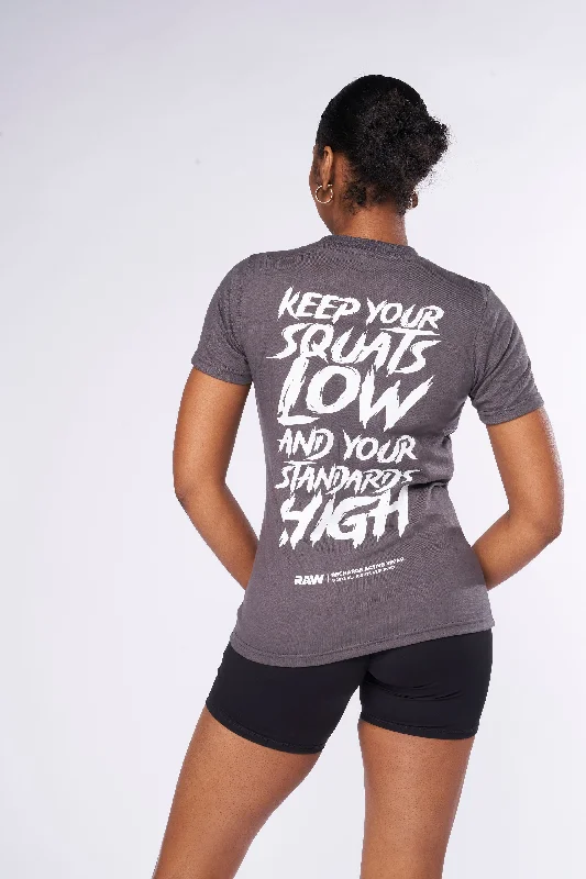 Squats Low - Full T-Shirt