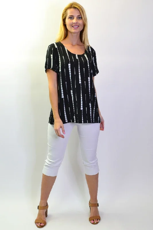 Jazzy Tech Tunic Top