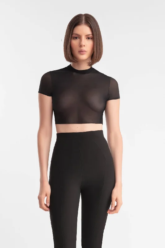 FONDA CROP TOP SHEER