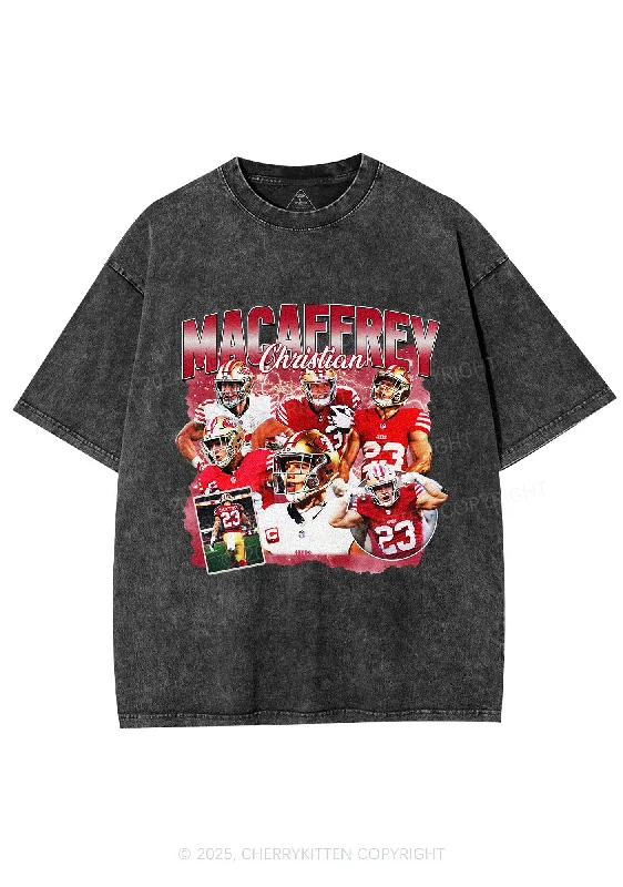 Red Christian Y2K Super Bowl Washed Tee Cherrykitten