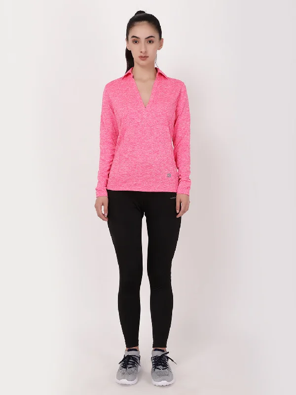 Neo Pink Jazzy Full Sleeves Tee