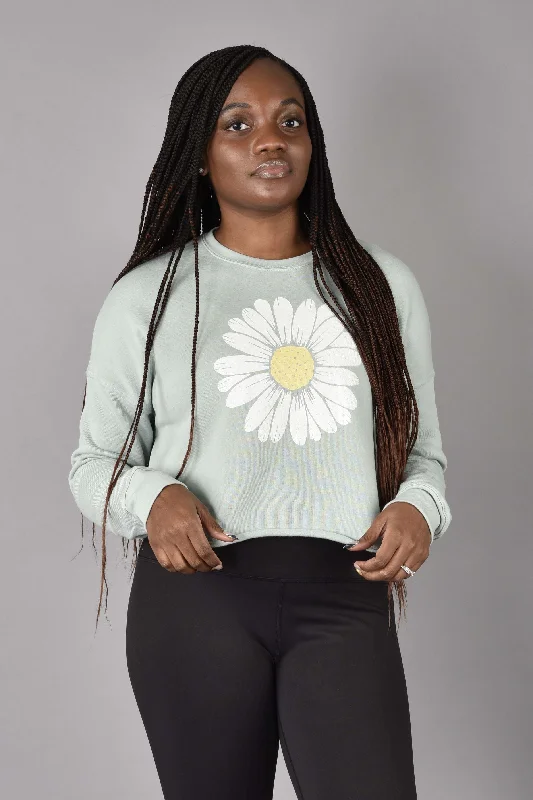 Daisy Crop Sweatshirt