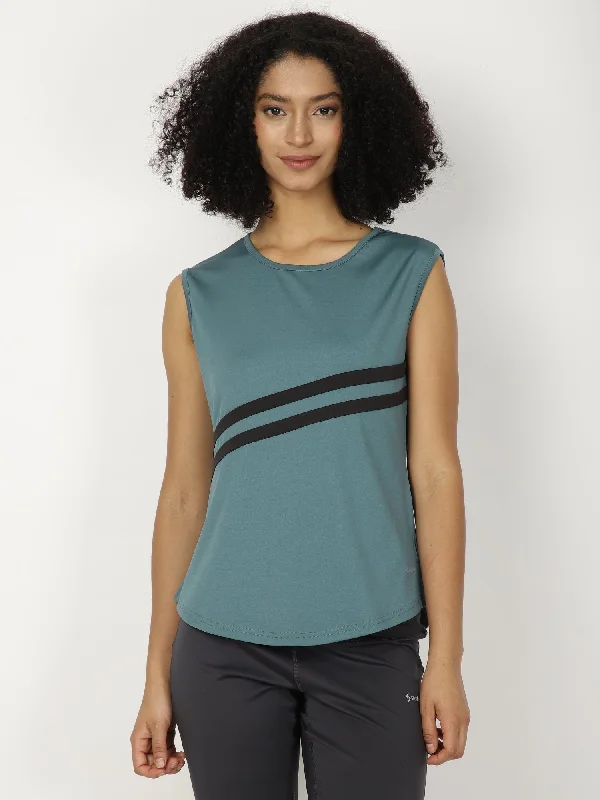 Olive Be Strong Sleeveless Tee