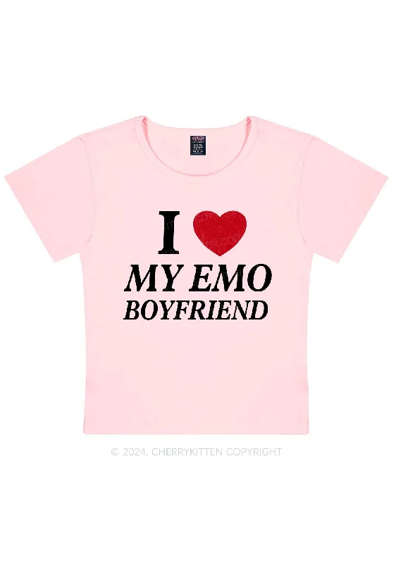 I Love My Emo BF Y2K Valentine's Day Baby Tee Cherrykitten