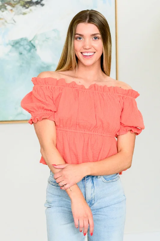 Don't Be Shy Off the Shoulder Blouse