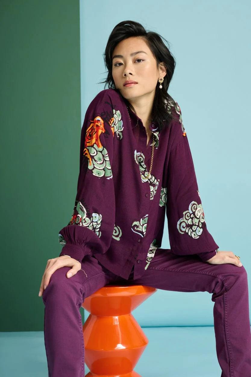 POM Amsterdam Blouse in Pride Winterbloom