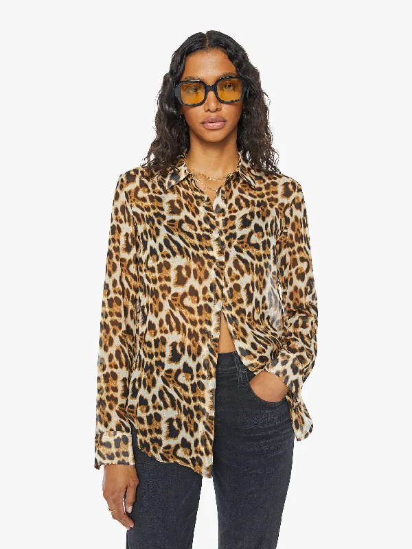 SPRWMN Fitted Button Up - Leopard