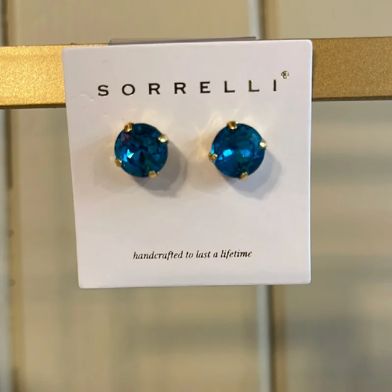 Sorrelli BG Blue Topaz Studs