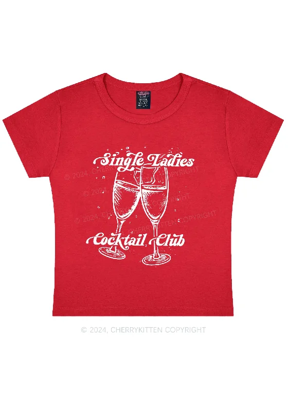 Single Ladies Y2K Valentine's Day Baby Tee Cherrykitten