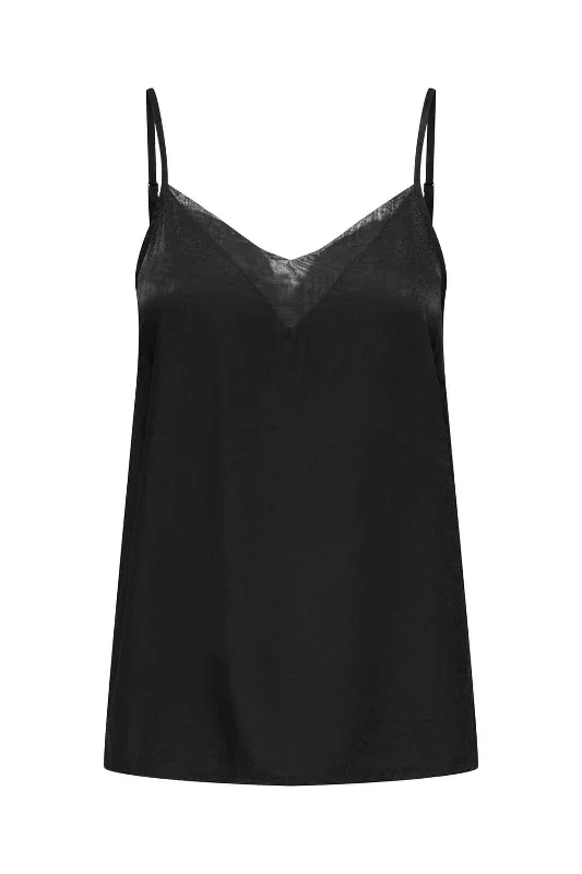 Only - Onlmelva Detail Singlet Bf - 4615888 Black