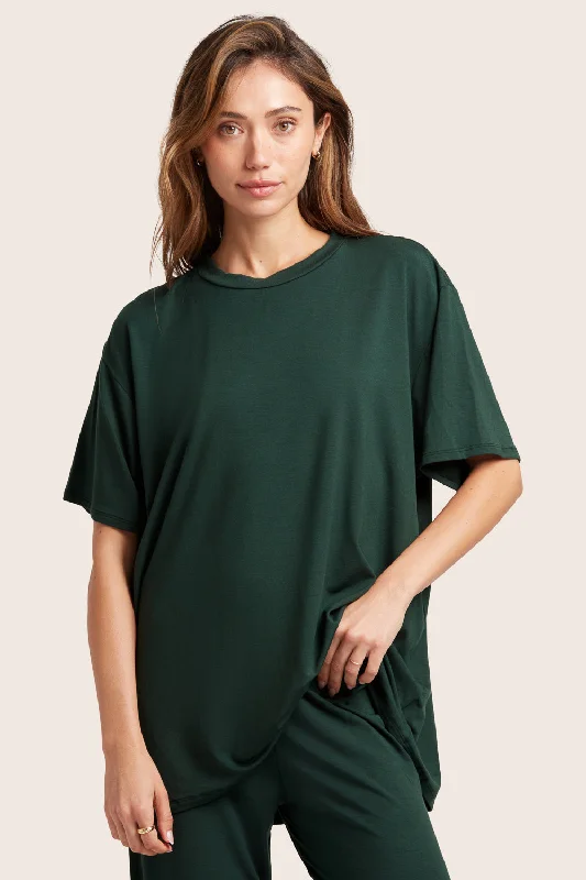 SLEEP JERSEY OVERSIZED BOYFRIEND SLEEP TEE - ABYSS