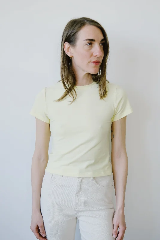 cotton t-shirt - palooma - lime sorbet