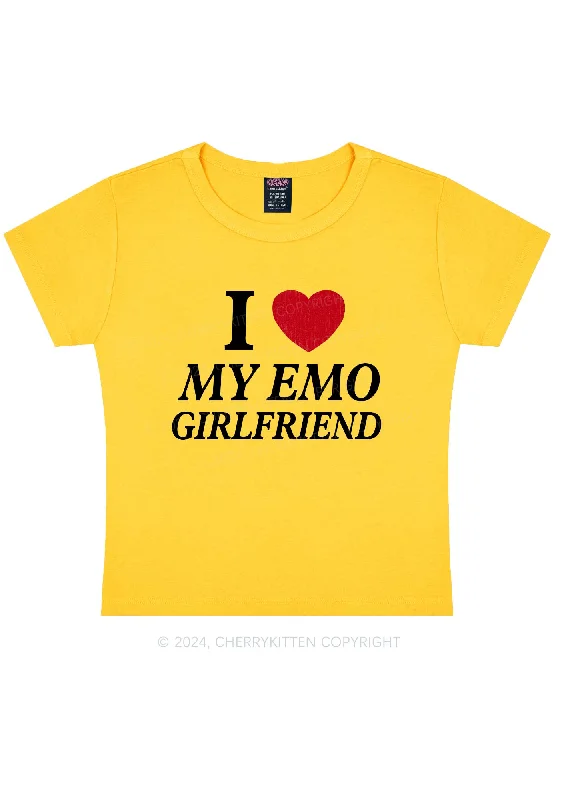 I Love My Emo GF Y2K Valentine's Day Baby Tee Cherrykitten