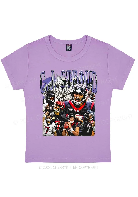 Football CJ Y2K Super Bowl Baby Tee Cherrykitten