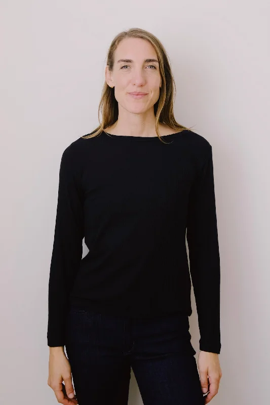 modal longsleeve - lula barco - black