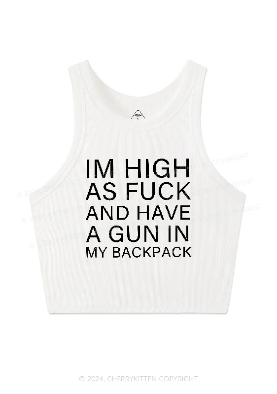 Im High Y2K Valentine's Day Crop Tank Top Cherrykitten