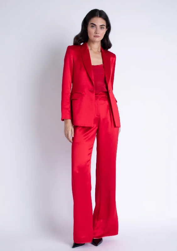 Alicia Red Blazer