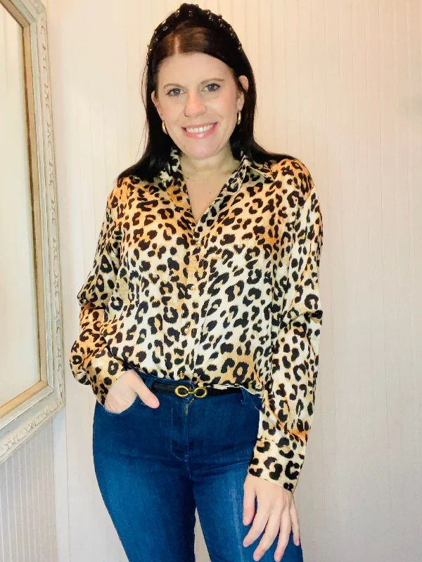 EESOME LEOPARD PRINT TOP