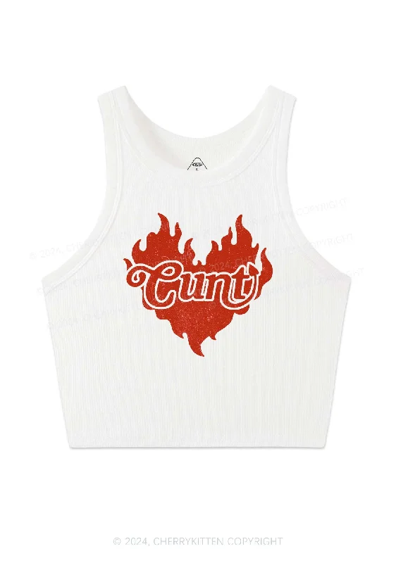 Cxxt Devil Y2K Valentine's Day Crop Tank Top Cherrykitten