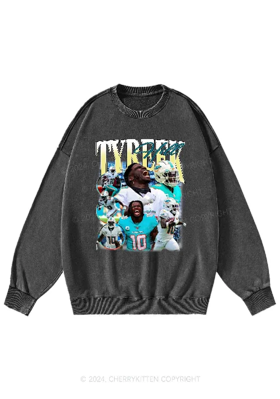 Yellow Hill Y2K Super Bowl Washed Sweatshirts Cherrykitten