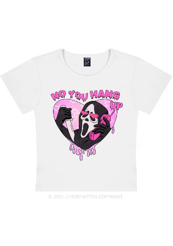 No You Hang Up Y2K Valentine's Day Baby Tee Cherrykitten