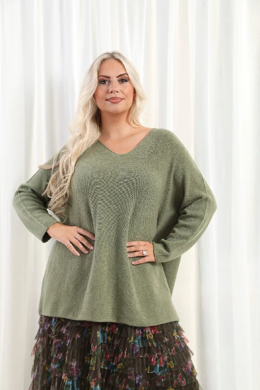 Joanna Jumper Khaki