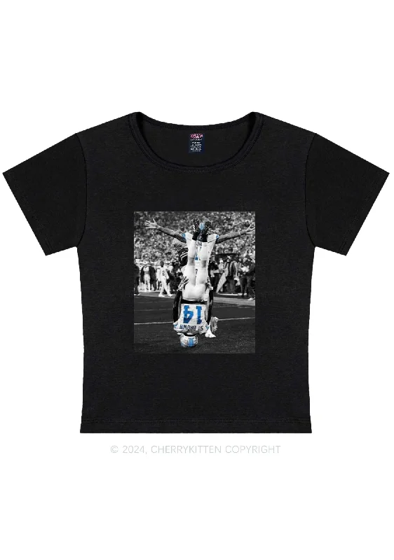 Headstand Celebration Y2K Super Bowl Baby Tee Cherrykitten