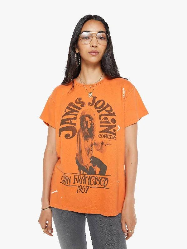 MadeWorn Janis Joplin Tee - Orange Crush