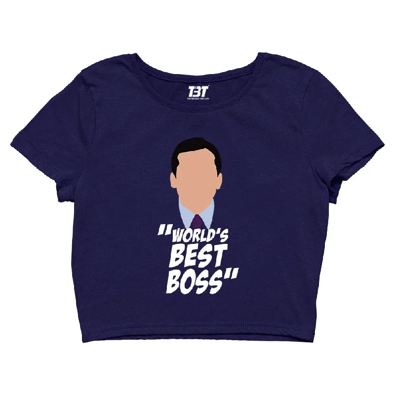 The Office Crop Top - World's Best Boss