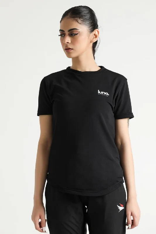 LUNA NOIR FLEX FIT SHIRT-(BLACK)