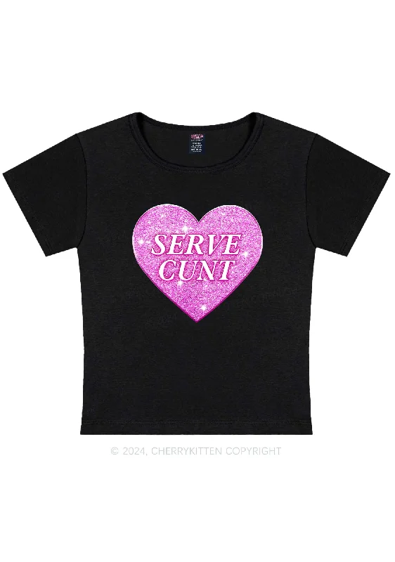 Serve Cxxt Y2K Valentine's Day Baby Tee Cherrykitten