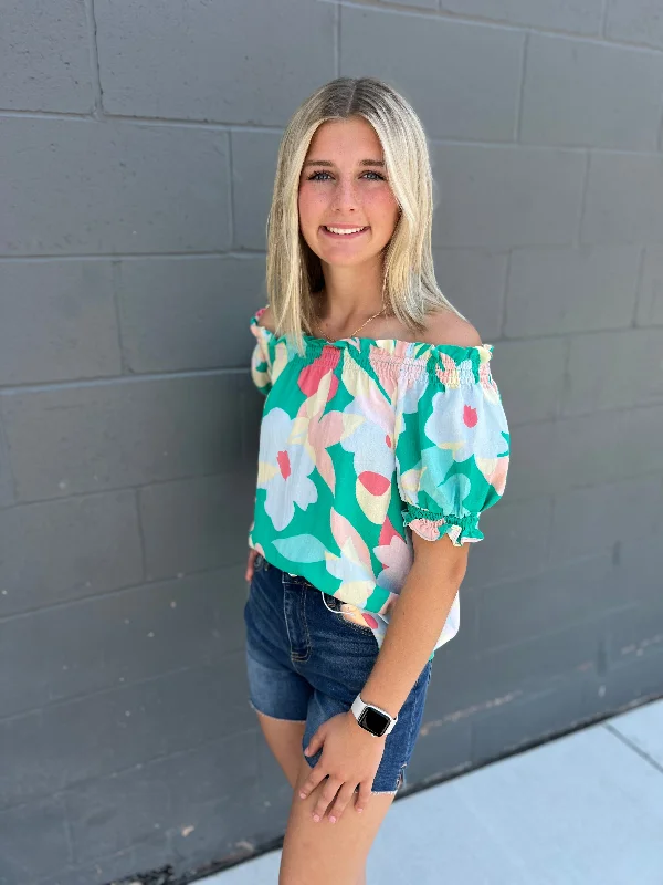 Terrie Off Shoulder Blouse