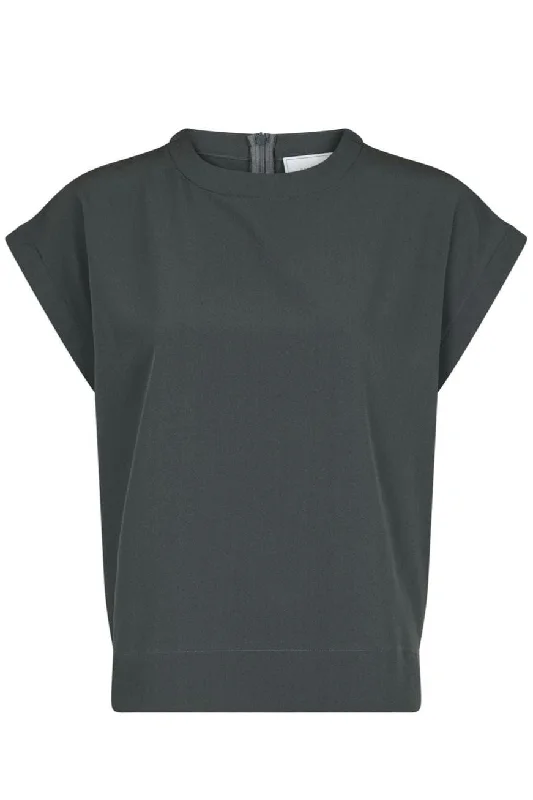 Neo Noir - Diandra Top - Dark Green