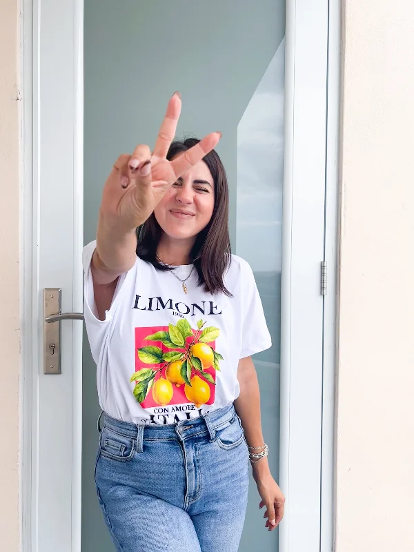 Lemon Print T-Shirt