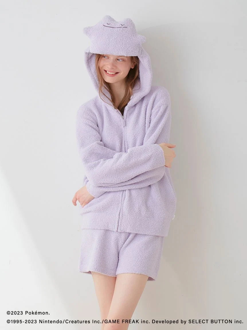 [Pokémon Sleep] Baby Moco Ditto Parka & Shorts Set