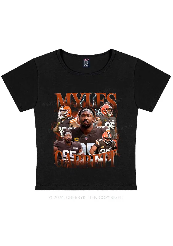 Red Myles Y2K Super Bowl Baby Tee Cherrykitten