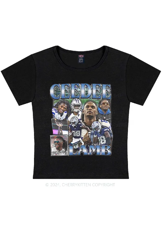 Retro Lamb Y2K Super Bowl Baby Tee Cherrykitten