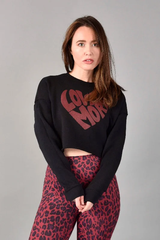 Love More Crop Sweatshirt