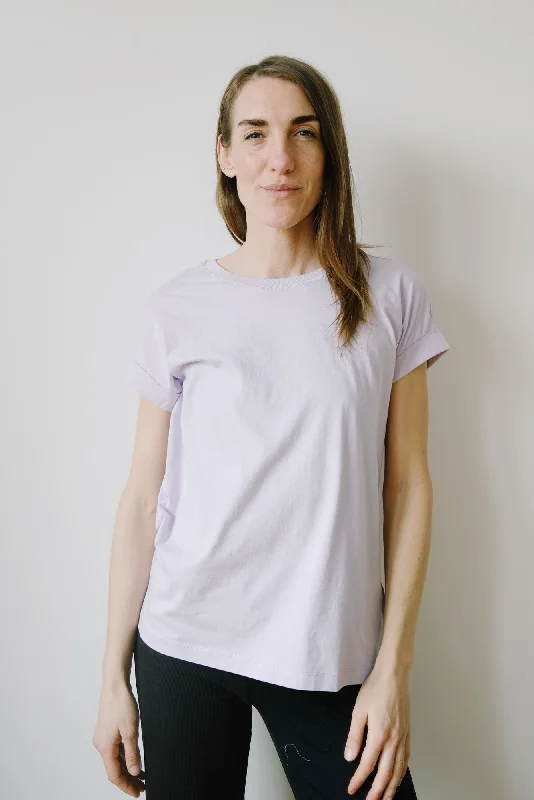 t-shirt - idaara - light lavender